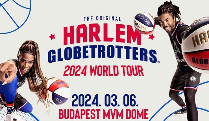 A Harlem Globetrotters kosárlabda cirkusz 2024-ben újra Budapesten! Jegyek itt!